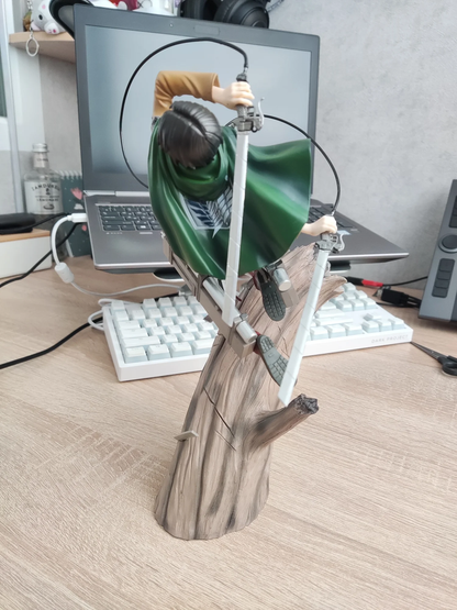 Levi Ackerman Attack on Titan PVC Action Figure !!