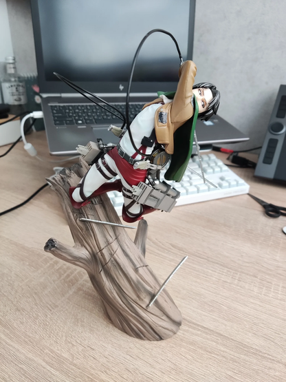 Levi Ackerman Attack on Titan PVC Action Figure !!
