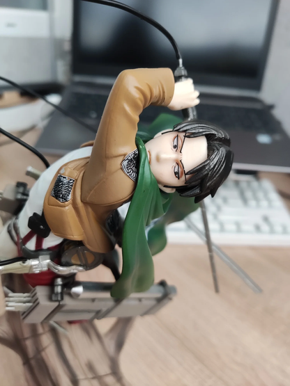 Levi Ackerman Attack on Titan PVC Action Figure !!