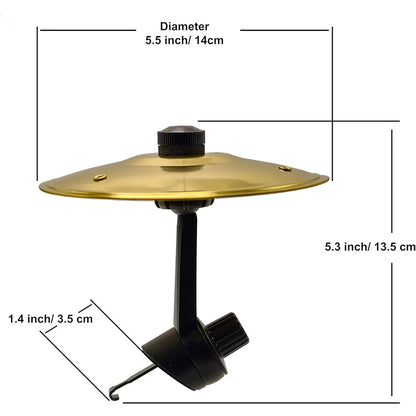 Universal Clip-On Air Vent Mini Drum Cymbals –